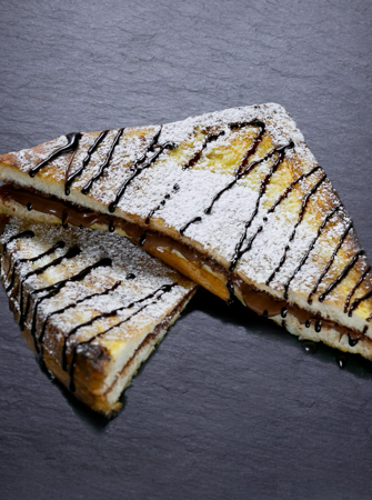 french toast nutella